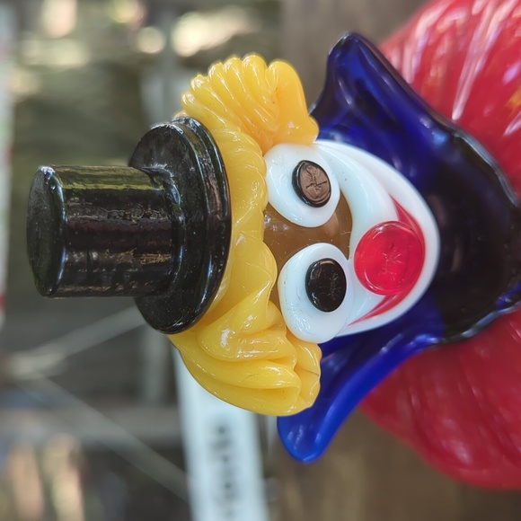 Rare HTF Vintage 💎 Murano, Italy 🤡 hand-blown VENETIAN GLASS CLOWN 🤡 pristine - Picture 8 of 8